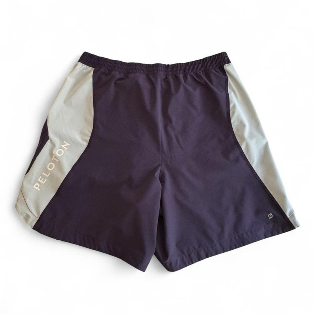 Peloton Men’s 7” Inseam Colorblock Lined Athletic Running Shorts - Large